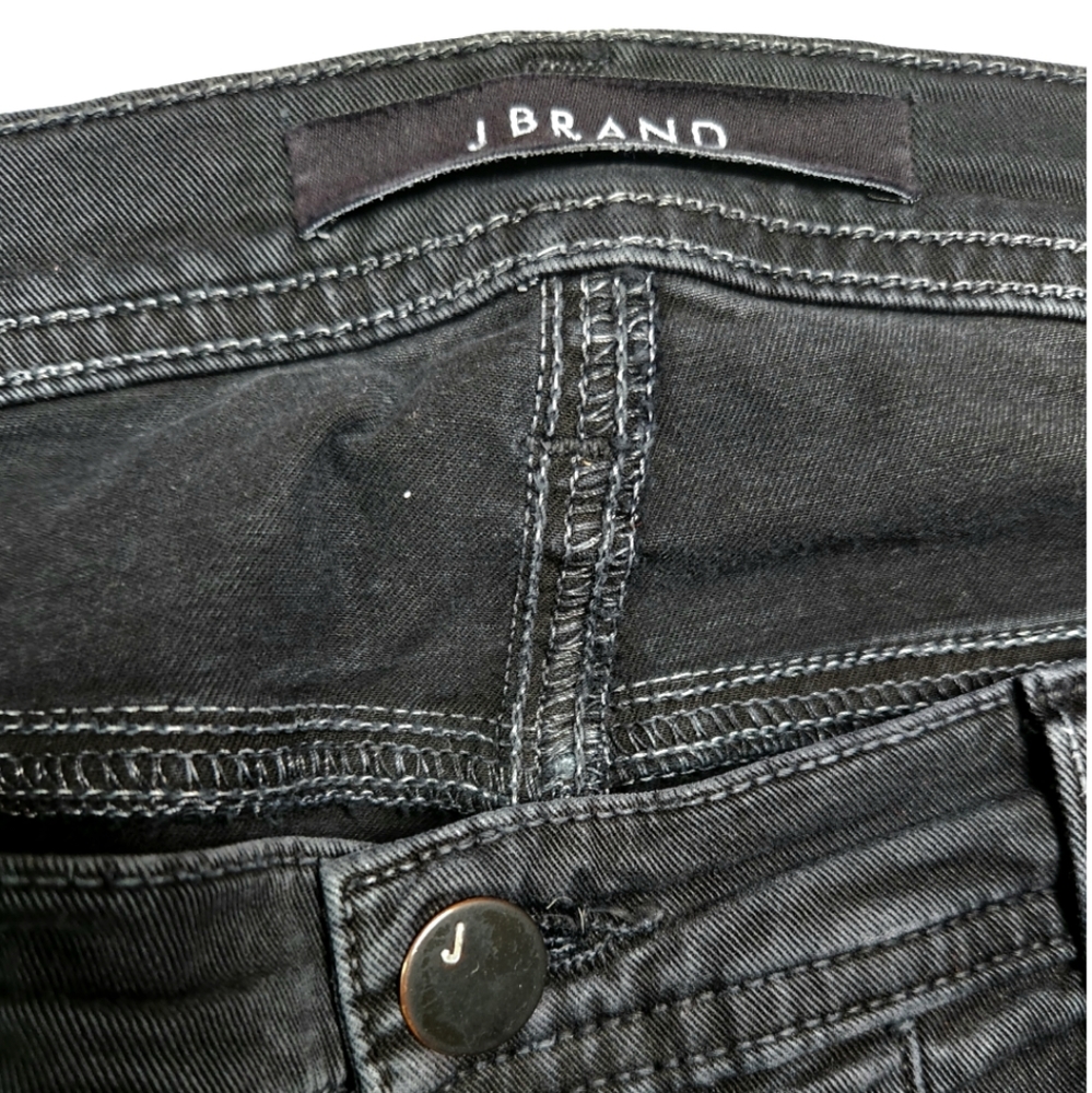 J Brand Jeans GINGER Mid Rise Skinny Cropped Chrome W31 L27 Womens - Picture 2 of 7